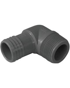 Boshart 1-1/4 In. Male 90 Deg. Polypropylene Insert Elbow (1/4 Bend)