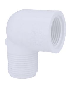 Charlotte Pipe 3/4 In. Male x Female Schedule 40 90 Deg. Street PVC Elbow (1/4 Bend)