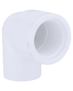 Charlotte Pipe 1/2 In. Slip x 3/4 In. Female Schedule 40 90 Deg. PVC Elbow (1/4 Bend)