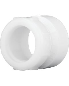 Charlotte Pipe 1-1/2 In. x 1-1/2 In. Hub x Tubular PVC Waste Adapter