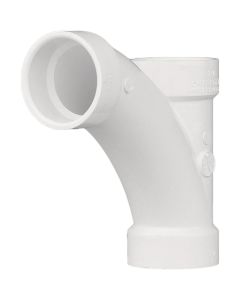 Charlotte Pipe 2 In. Tee-Wye DWV PVC Tee