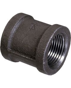 B&K 3/8 In. Malleable Black Iron Coupling