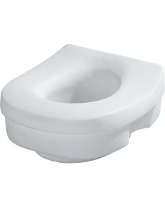 Moen Elevated White Toilet Seat For Round Or Elongated Bowl