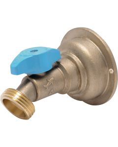 Sharkbite 3/4 In. x 3/4 In. MHT Quarter Turn Brass No Kink 45 Degree Hose Bibb