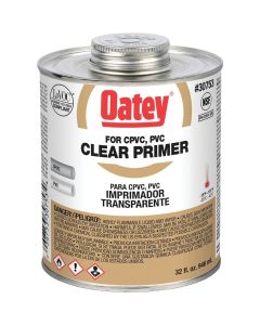 Oatey 32 Oz. Clear Pipe and Fitting Primer for PVC/CPVC