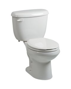 Briggs White Round Bowl 1.6 GPF Toilet Express