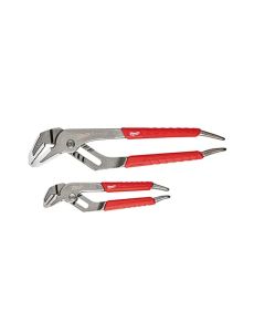 Image of Milwaukee 6" & 10" Comfort Grip Straight Jaw Pliers Set