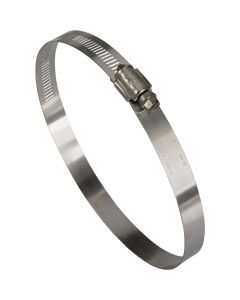 Ideal 4 In. - 6 In. All Stainless Steel Marine-Grade Hose Clamp