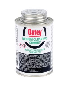 Oatey 4 Oz. Medium Bodied Clear PVC Cement