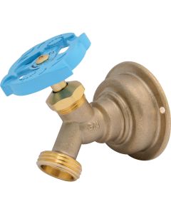 Sharkbite 3/4 In. SB x 3/4 In. MHT Multi Turn Brass No Kink 45 Degree Hose Bibb