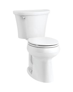 Kohler Cavata White Elongated Bowl 1.28 GPF Complete Solution Toilet