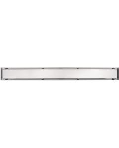 B&K 24 In. Linear Shower Drain Tile-In Grate Brushed Nickel