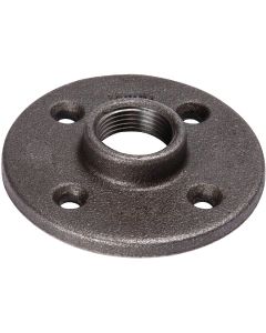 Southland 2 In. x 5-1/8 In. Black Iron Floor Flange