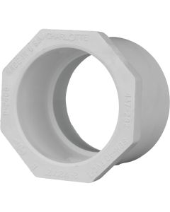 Charlotte Pipe 2-1/2 In. SPG x 2 In. Slip Schedule 40 PVC Bushing