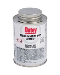 Oatey 4 Oz. 40 F to 90 F PVC Gray Cement