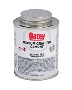 Oatey 32 Oz. 40 F to 90 F PVC Gray Cement