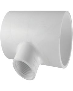 Charlotte Pipe 2 In. Solvent Weld x 1/2 In. FIP Schedule 40 PVC Tee