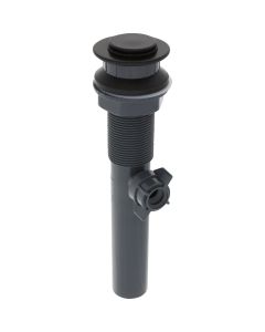 Danco EZ Connect Matte Black Plastic Pop-Up Drain Stopper