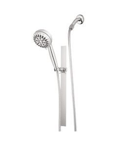 Waterpik PowerPulse 7-Spray Chrome Slide Rail Showerhead