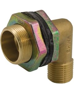 Jones Stephens Brass Shower Stall Coupling Elbow