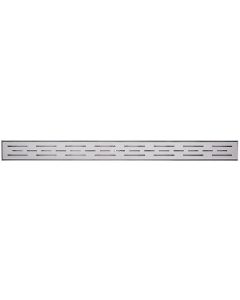 B&K 24 In. Linear Shower Drain Offset Pattern Grate Chrome