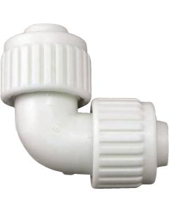 Flair-It 3/4 In. x 3/4 In. 90 Deg. Plastic Compression PEX Elbow (1/4 Bend)