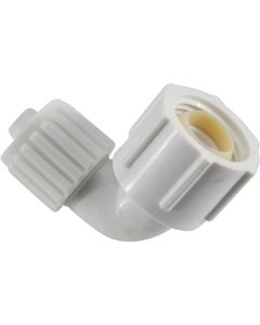 Flair-It 1/2 In. PEX x 1/2 In. FPT 90 Deg. Plastic Compression Female Swivel PEX Elbow (1/4 Bend)