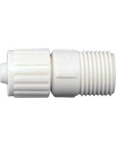 Flair-It 3/8 In. x 1/2 In. Poly Alloy Male Pipe Thread Adapter