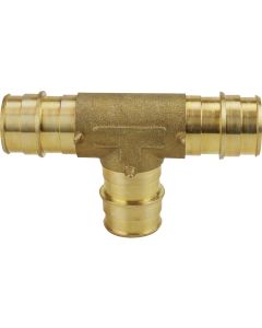 Apollo Retail 1/2 In. x 1/2 In x 1/2 In. Barb Brass PEX Tee, Type A