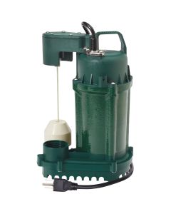 Zoeller 1/2 HP 115V Cast Iron Submersible Sump Pump, 60 GPM