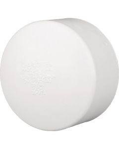 Charlotte Pipe 6 In. Schedule 40 DWV Hub Cap PVC Cap