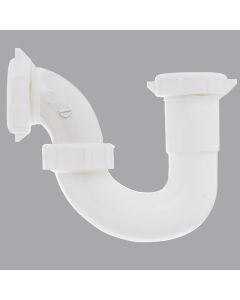 Do it 1-1/2 In. x 1-1/4 In. White Plastic Sink Trap