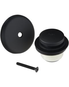 Do it Best Matte Black Tip Toe Bath Drain Trim Kit