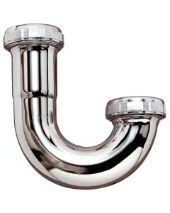 Do it Best 1-1/2 In. Chrome Plated J-Bend, Bagged