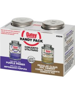 Oatey 4 Oz. Primer & Cement PVC Cement Kit