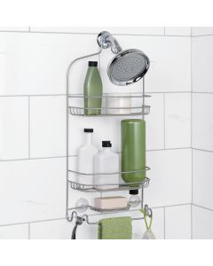 Zenith Zenna Home Satin Nickel Steel Shower Caddy