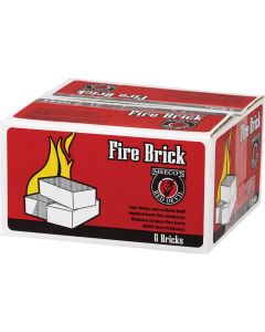 Meeco's Red Devil ASTM 9 In. 4-1/2 In. Fire Brick (6-Pack)