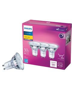 3pk Led Gu10 50w Bw Bulb