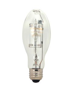 Satco 100W Clear ED17 Medium Metal Halide High-Intensity Light Bulb