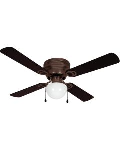 Home Impressions Neptune 42 In. Oil Rubbed Bronze Ceiling Fan with Light Kit