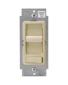 Led/Fcl/Incad Slide Dimmer Ivory