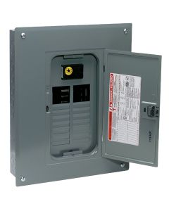 Square D QO 100A 24-Space 34-Circuit Indoor Main Breaker Plug-on Neutral Load Center