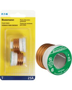 Bussmann 25A T Time-Delay Plug Fuse (2-Pack)