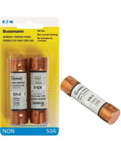 Bussmann 50A NON Cartridge General Purpose Cartridge Fuse (2-Pack)