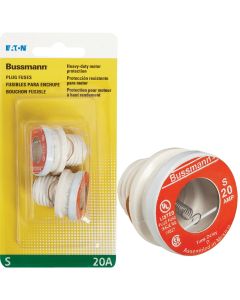 Bussmann 20A S Time-Delay Plug Fuse (2-Pack)