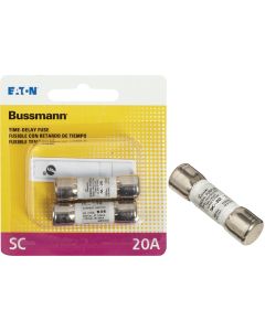 Bussmann 20A Midget Cartridge Time Delay Cartridge Fuse (2-Pack)