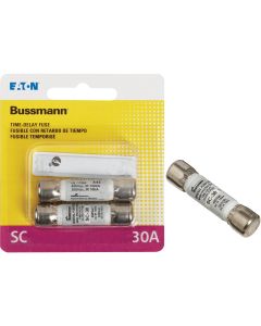 Bussmann 30A Midget Cartridge Time Delay Cartridge Fuse (2-Pack)