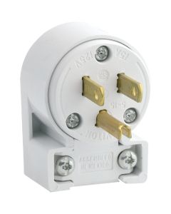 15a Wht 3-wire Cord Plug