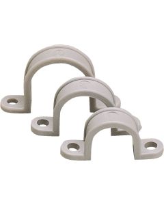 Gardner Bender 1/2 In. Non-Corrosive Plastic/Schedule 40 PVC/Copper Conduit Strap (20-Pack)