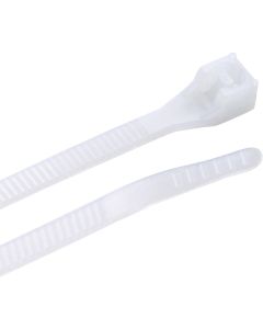 Gardner Bender DoubleLock 6 In. x 0.13 In. Natural Color Nylon Cable Tie (100-Pack)